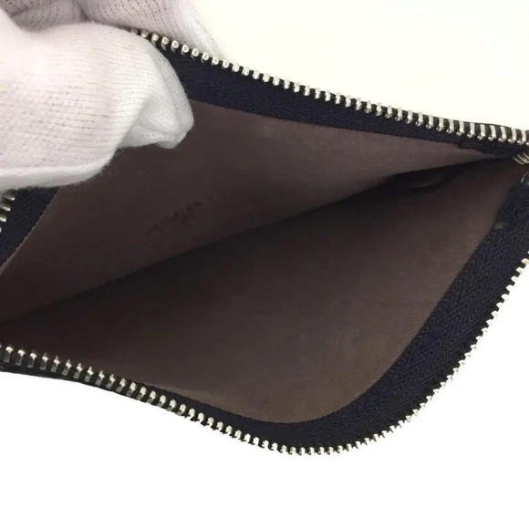 Loewe Navy blue Punching Leather Shoulder Tote Bag PERFECT SUMMER BAG “Anagram” - Picture 7 of 13